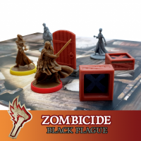 Image de Zombicide Black Plague - 8x Caisses Objectif