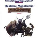 Image de Advanced Dungeons & Dragons - 2ème Edition Vf - Les Royaumes Oubliés - Bestaire Monstrueux - Appendice 1