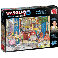 Image de Wasgij Mystery Puzzle 18 - 1000 Pcs - Grabbing A Quick Bite !