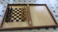 Image de Jeu D'échecs De Voyage En Bois