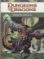 Image de Dungeons & Dragons - 4th Edition - Monster Manual