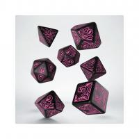 Image de Call Of Cthulhu - 7th Edition - Black & Magenta Dice Set