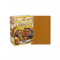 Image de Protège-cartes / Sleeves - Dragon Shield - 100 Standard Sleeves Matte Couleur Gold