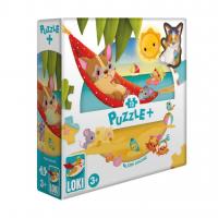 Image de Puzzle+ : Loki à La Plage (12 Pcs)