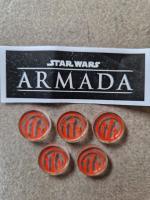 Image de Star Wars Armada - Acrylic Squadron Tokens