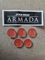 Image de Star Wars Armada - Acrylic Concentrated Fire Tokens