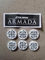 Image de Star Wars Armada - Acrylic Objective Tokens - White