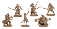 Image de Zombicide Black Plague - Neuf 6 Héros Zombicide Green Horde (survivants)