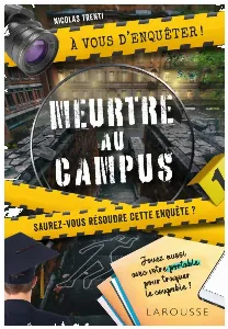 Image de A Vous D'enquêter ! Meutre Au Campus