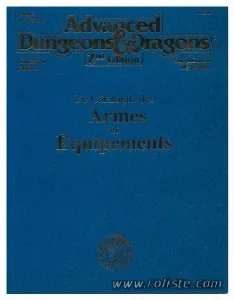 Image de Ad&d - Règles Avancées Officielles De Donjons Et Dragons - Catalogue Des Armes Et Equipements