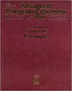 Image de Advanced Dungeons & Dragons - Le Manuel Complet Des Psioniques