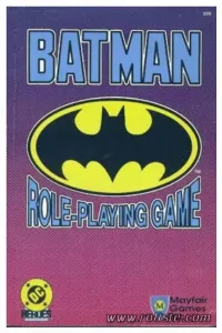 Image de Batman Role-playing Game