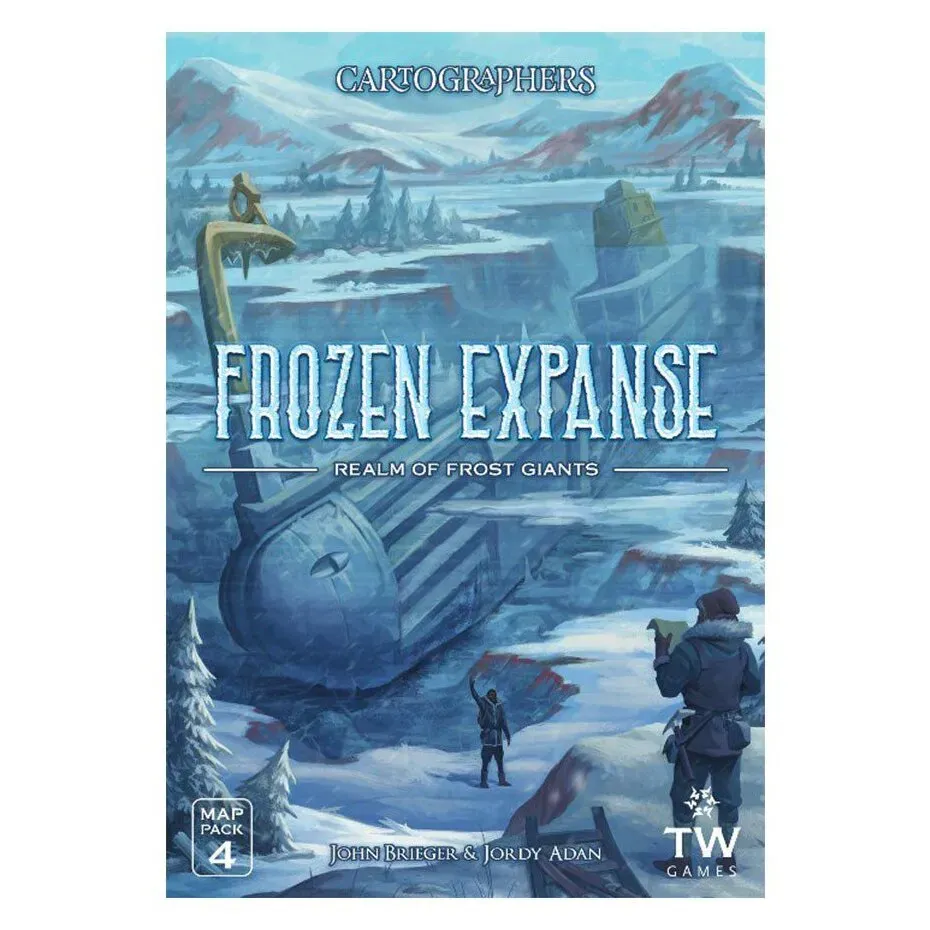 Image de Cartographers Map Pack 4 - Frozen Expanse Realm Of Frost Giants