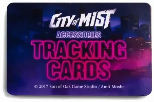 Image de City Of Mist - Tracking Cards