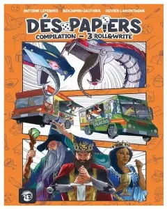 Image de Dés-papiers  -  Compilation - 3 Roll&write