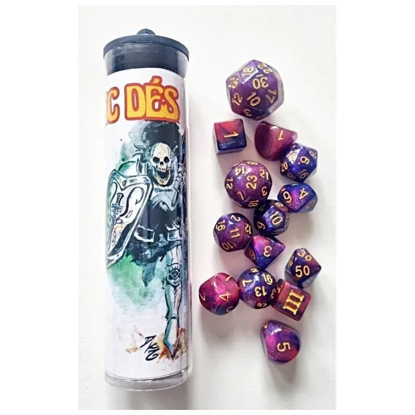 Image de Dungeon Crawl Classics - Set De Dés Saint-squelette