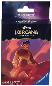 Image de Lorcana - 65 Card Sleeves - Aladdin Ciel Scintillant