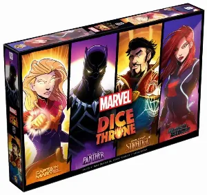 Image de Marvel Dice Throne - Captain Marvel / Black Panther / Dr Strange / Black Widow