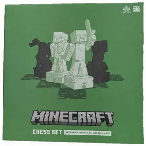 Image de Minecraft Chess Set - Overworld Heroes Vs Hostile Mobs