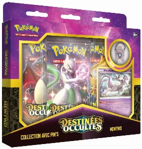 Image de Pokémon Jcc - Collection Avec Pin's - Mewtwo Destinées Occultes