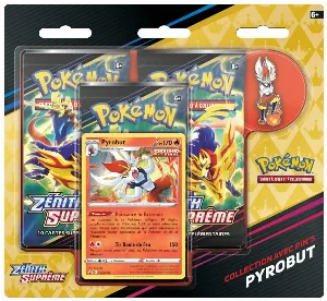 Image de Pokémon Jcc - Collection Avec Pin's - Pyrobut Zénith Suprême