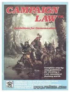 Image de Rolemaster - Campaign Law