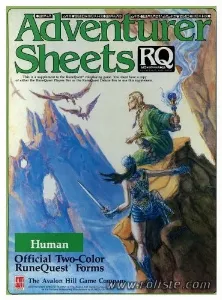 Image de Runequest - Adventurer Sheets : Human