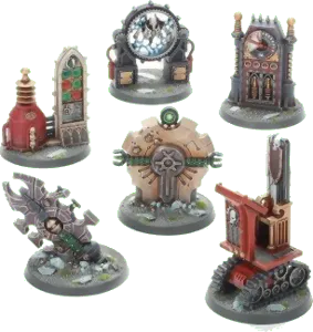 Image de Warhammer 40k : Set D'objectifs De Zone De Bataille