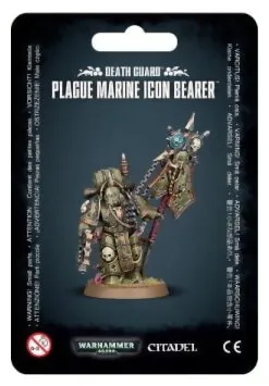 Warhammer 40,000 - Plague Marine Icon Bearer Death Guard