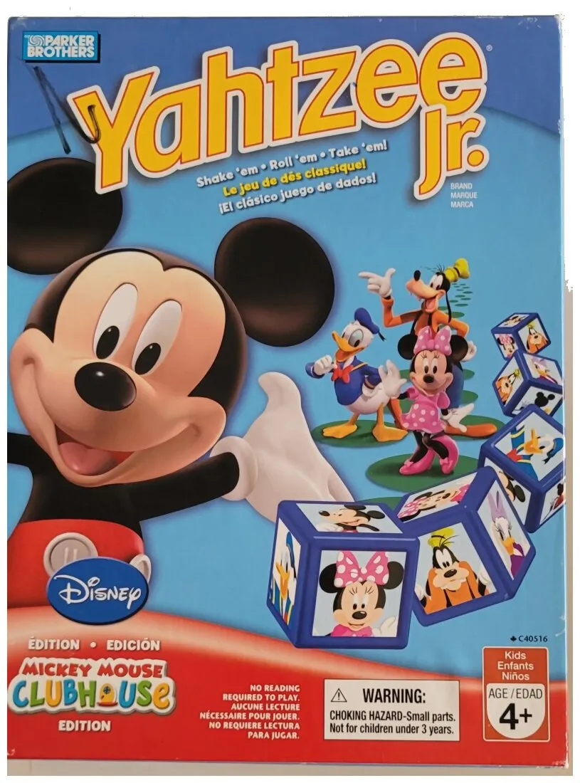 Yahtzee Jr. Mickey Mouse Clubhouse Edition